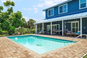 Pool - Manasota Key Beach Estate 6BR Compound w/ Pool (Englewood)