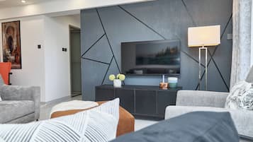 Appartement Familial, vue ville | Coin séjour