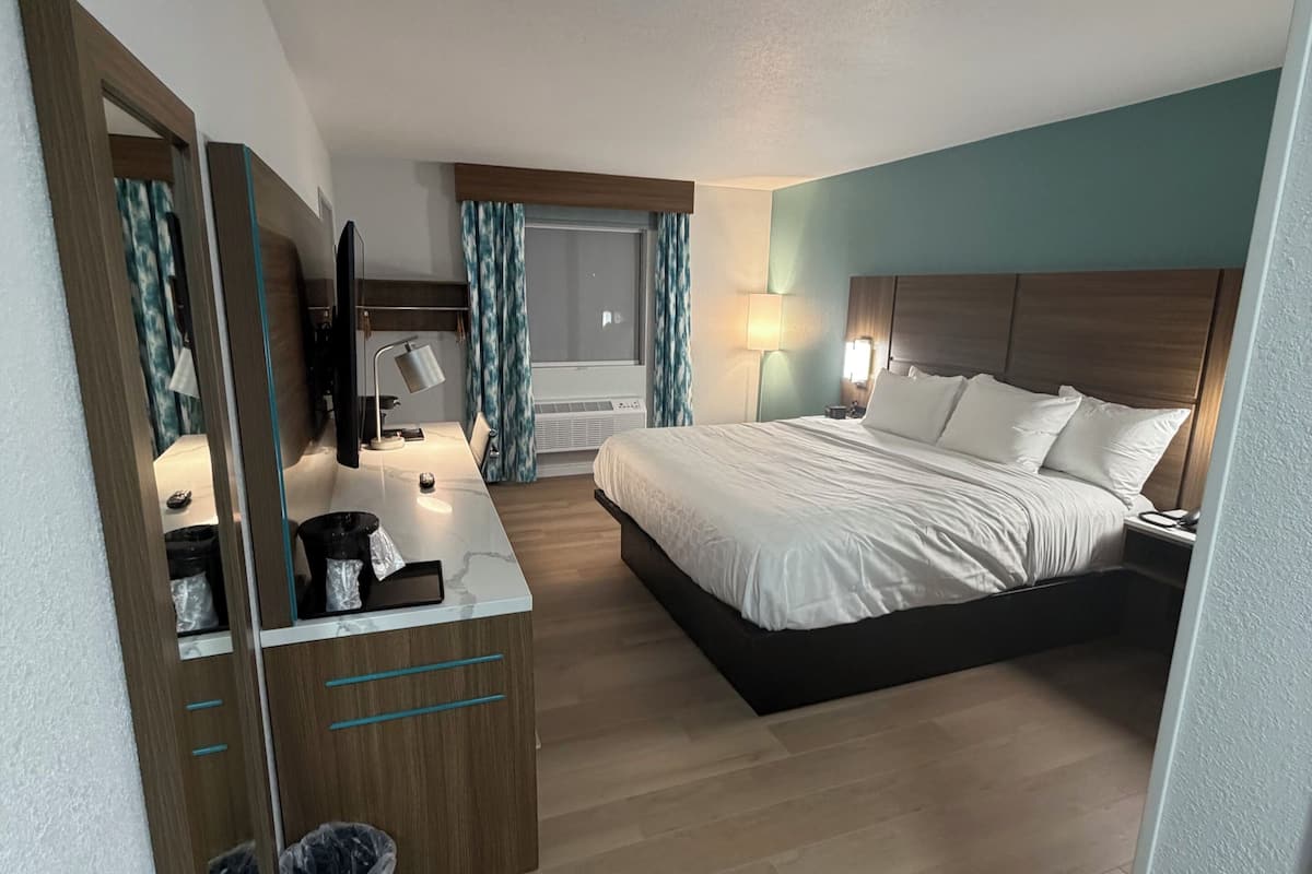 客房, 1 张特大床, 无烟房