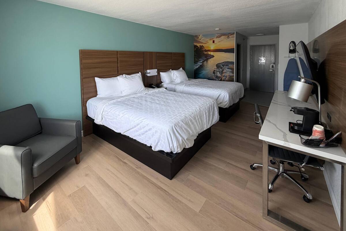 Habitación estándar, 2 camas de matrimonio, no fumadores