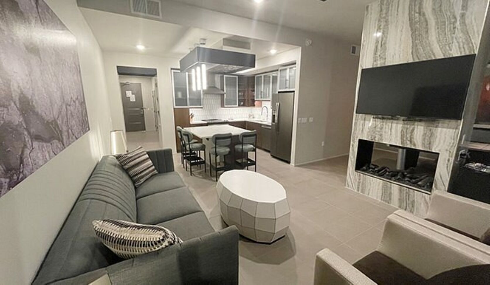 Área de sala de estar