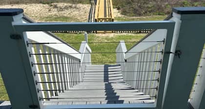 Beachfront Escape – Beach Views from a Wraparound Porch + Private Walkover”