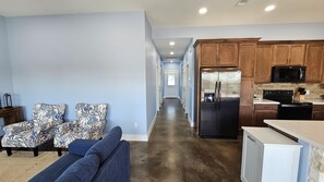 Living area - Salt & Sky, Unit B side (Matagorda)