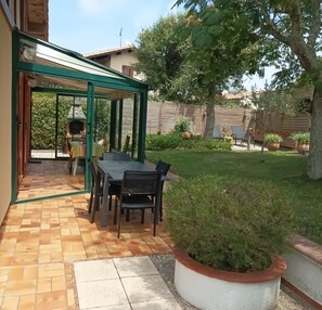 Outdoor dining - Maison avec jardin – Plage & Golf à pied (Moliets-et-Maa)