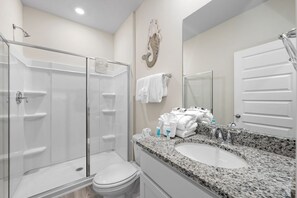 Shower, towels