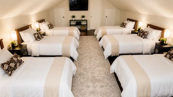 5 bedrooms, free WiFi, bed sheets, wheelchair access