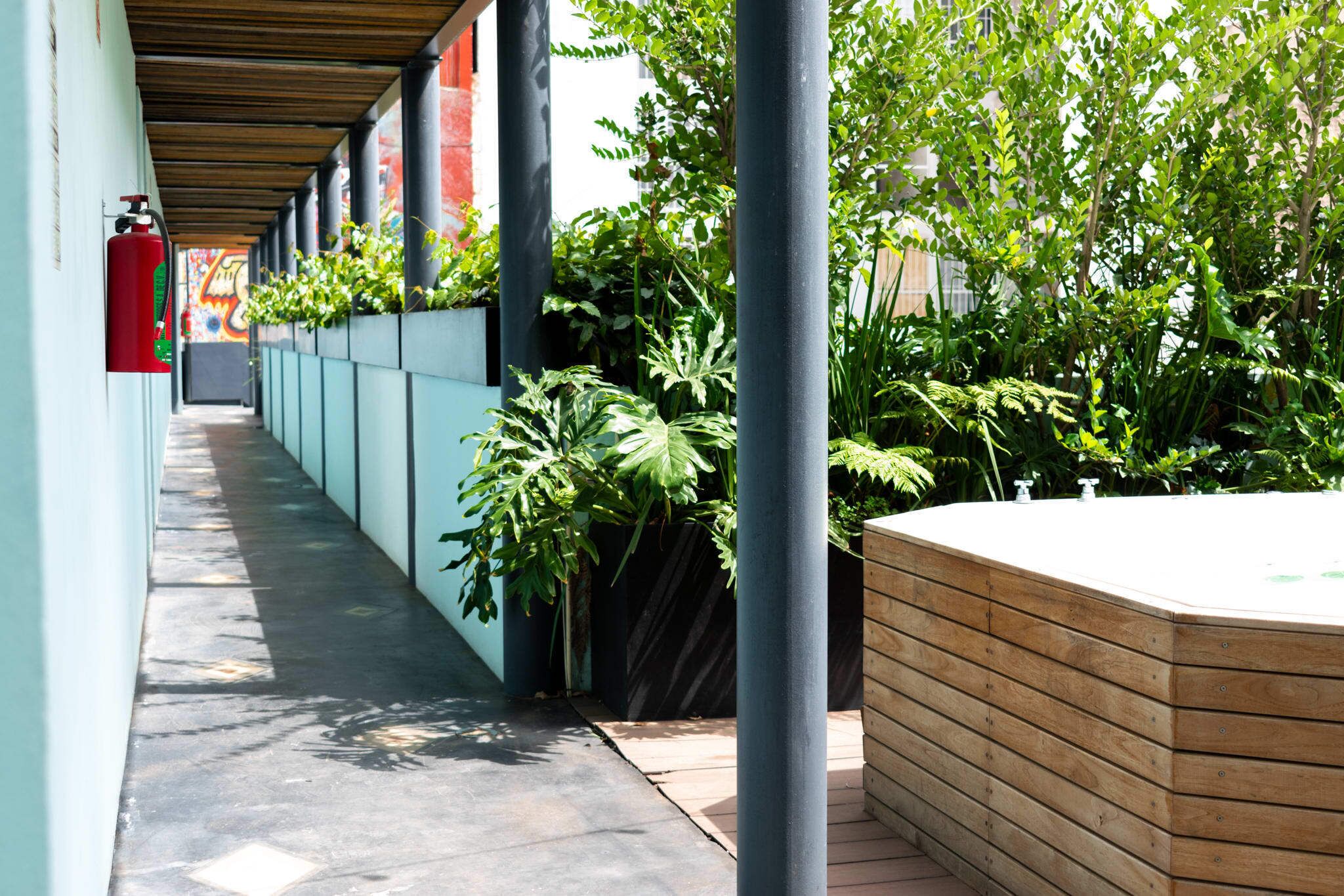 Standard Room, 1 King Bed, Private Bathroom | Outdoor spa tub