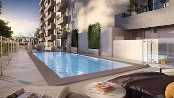Seasonal outdoor pool