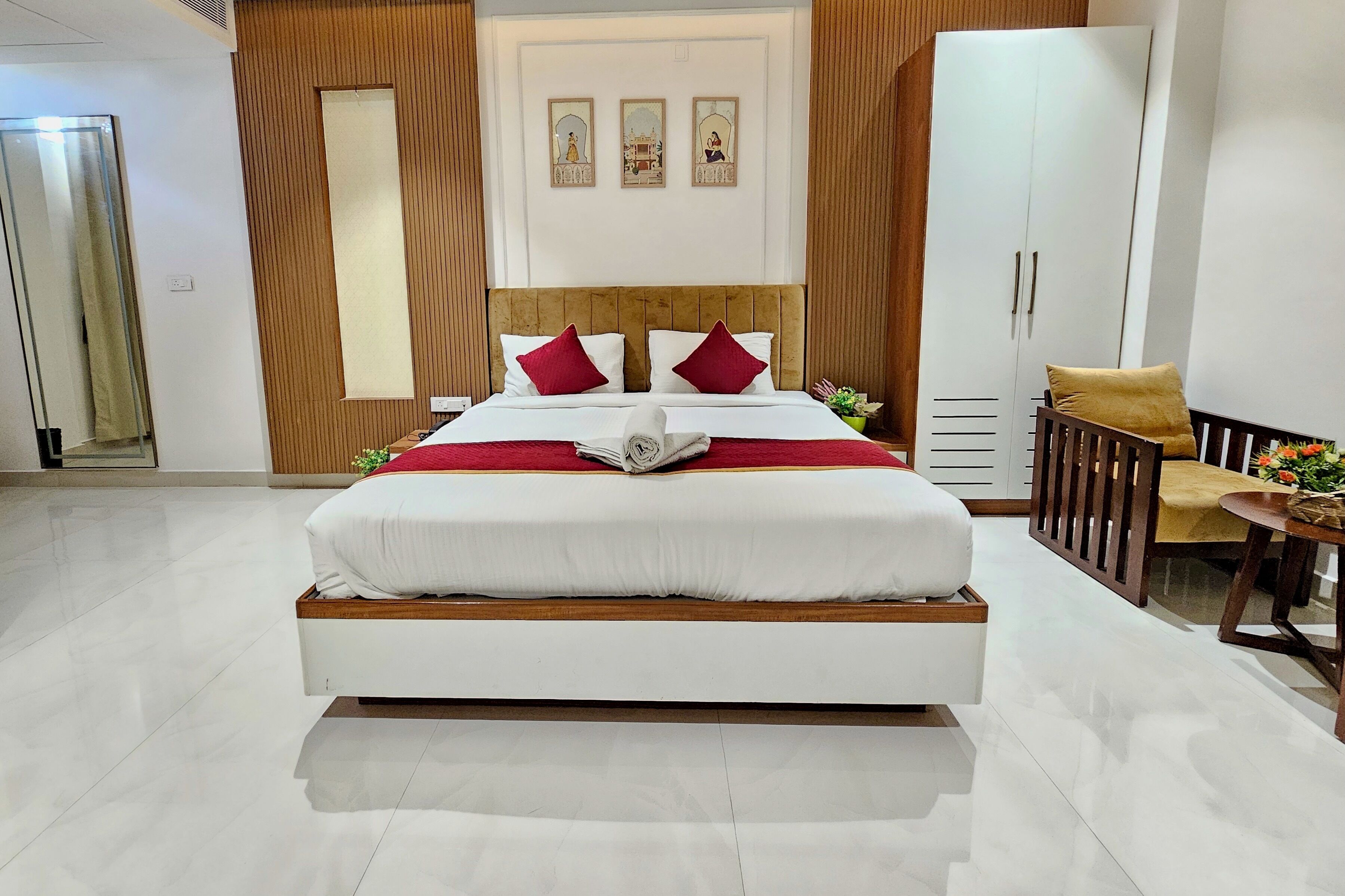 Suíte superior, vista para a montanha