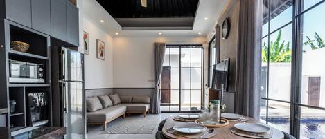 Luxury-Villa, 1 Schlafzimmer | Wohnbereich