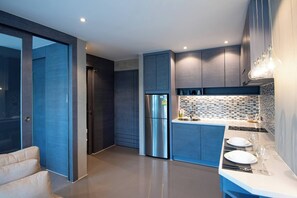 Apartment, 1 Bedroom, Accessible, Patio | Private kitchen - Modern 1-bedroom Suite With Pool Access in Kamala, Phuket (Kamala)