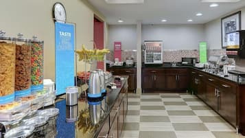 Free daily buffet breakfast