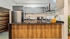 Căn hộ Deluxe, quang cảnh thành phố | Bếp riêng