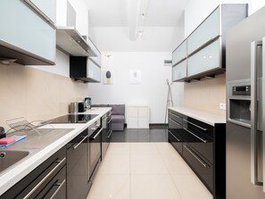 Private kitchen - Tobaco Park Urban Chic Apartment (Łódź)