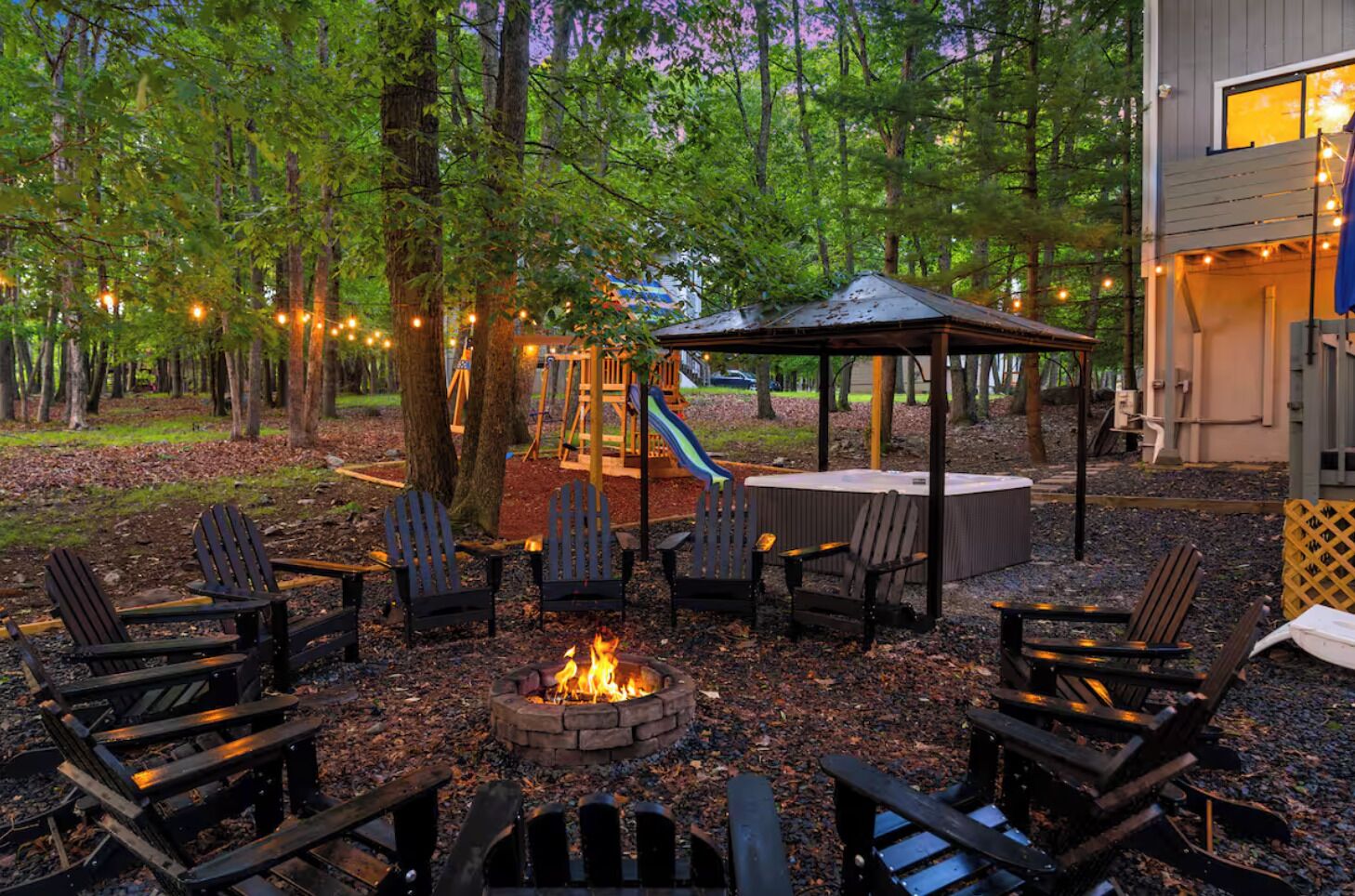 Overnattingsstedets uteområder