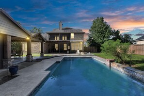 Pool - Luxury Private Resort Villa Pool& Backyard Oasis (Conroe)
