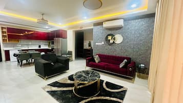 Luksusleilighet | Oppholdsområde