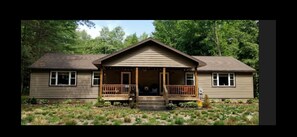 Exterior - Private Multi-family Adirondack lakefront cabin with 4 bedrooms 2 full baths (Greig)