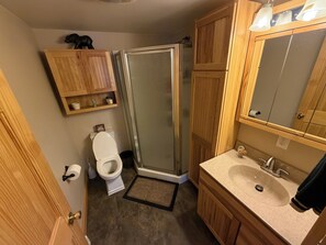 Bathroom - Private Multi-family Adirondack lakefront cabin with 4 bedrooms 2 full baths (Greig)