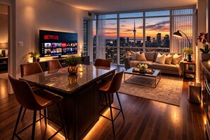 Luxury Penthouse, City View | Interior - Harbourfront Family Stay (Toronto)