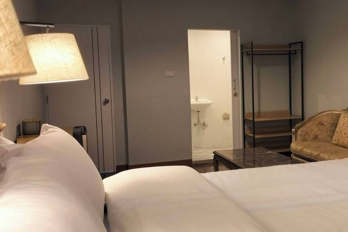 普通雙人房, 露台, 城市景