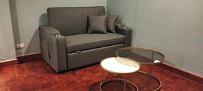 Superior tweepersoonskamer, balkon, uitzicht op stad | Woonruimte