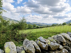 Property grounds - The Old Chapel, Threlkeld -  bungalow with stunning mountain views (Threlkeld)