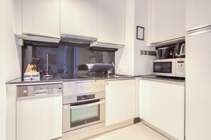 Apartment, City View | Private kitchen - Emaar Residences Elegant Studio (Dubai)