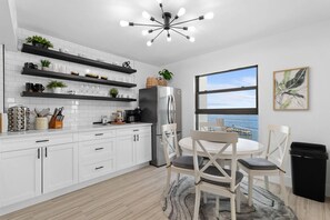 Fridge, microwave, oven, stovetop - Fully Updated Waterfront Condo with Screened-in Balcony; Watch Boats Glide By & Dolphins Frolic (Marco Island)