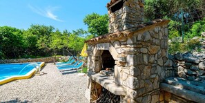 Property grounds - Holiday Home Boris - holiday house with swimming pool (Veli Lošinj)