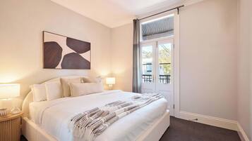 4 bedrooms, iron/ironing board, travel cot, bed sheets