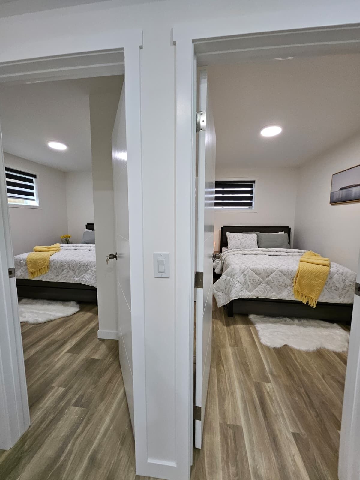 2 chambres, fer et planche à repasser, accès au Wi-Fi (inclus)