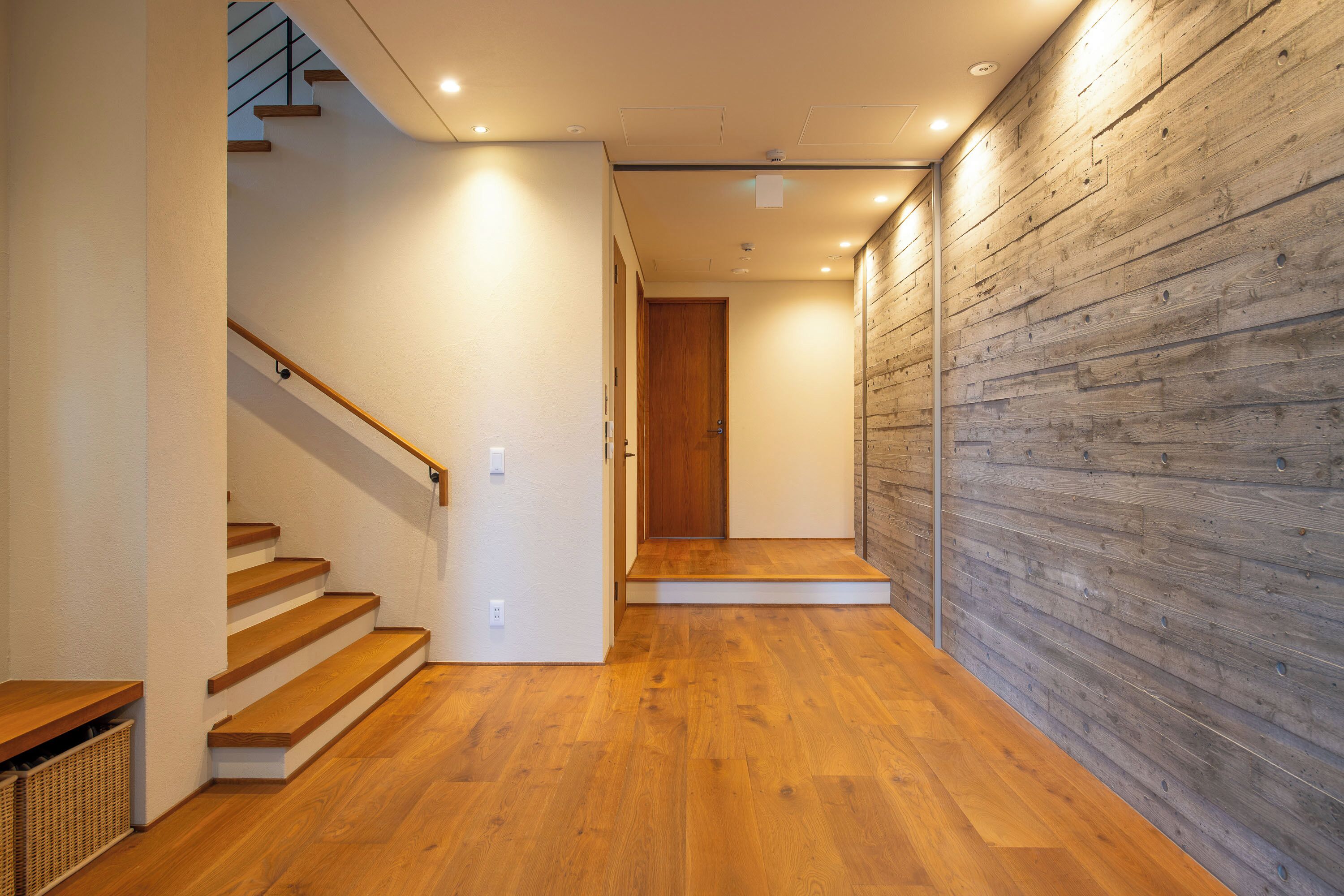 Interior entrance
