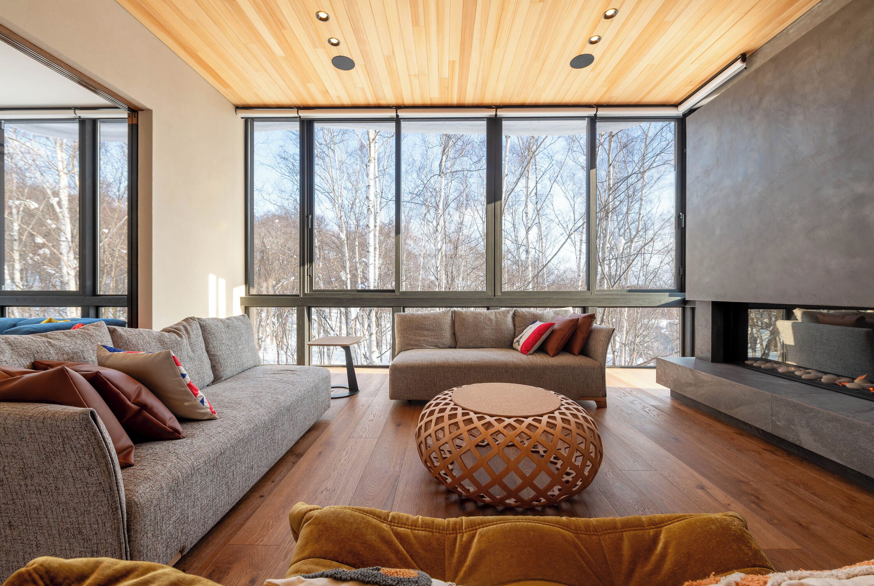 Chalet Mewah, balkon, pemandangan gunung | Area keluarga