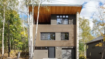 Chalet Mewah, balkon, pemandangan gunung | Eksterior