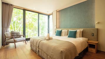 Chalet Luxe, balcon, vue montagne