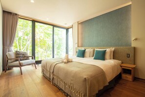 Chalet Luxe, balcon, vue montagne