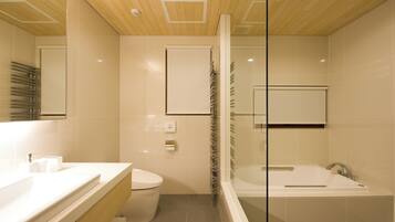 Luxury Chalet, Balcony, Mountain View | Bathroom