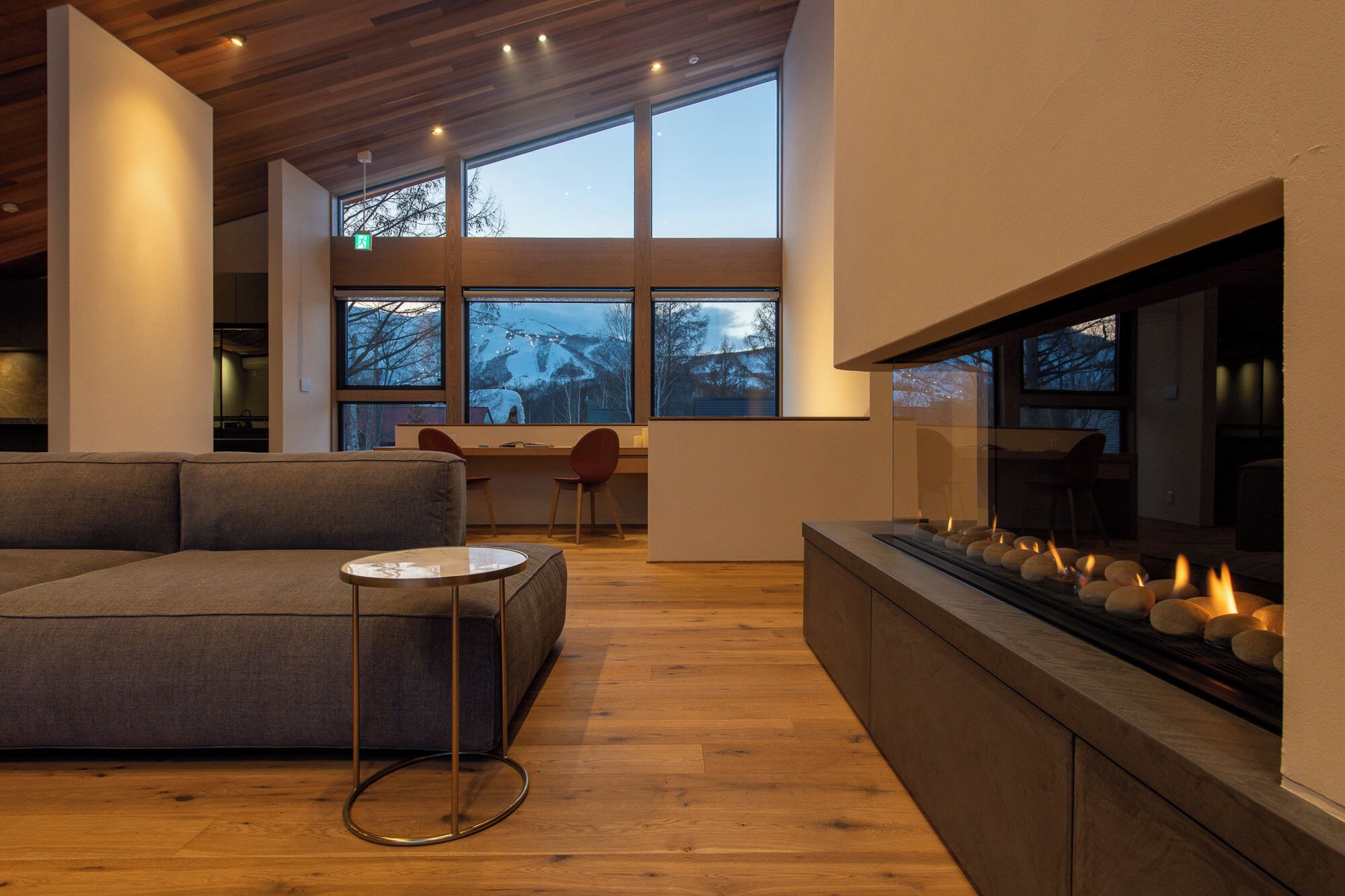 Chalet, balkon, pemandangan gunung | Interior