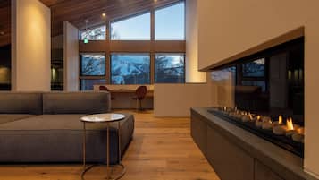 Chalet, balkon, pemandangan gunung | Interior