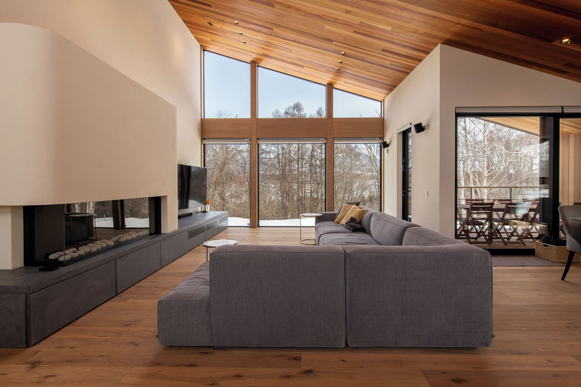 Chalet, balkon, pemandangan gunung | Area keluarga