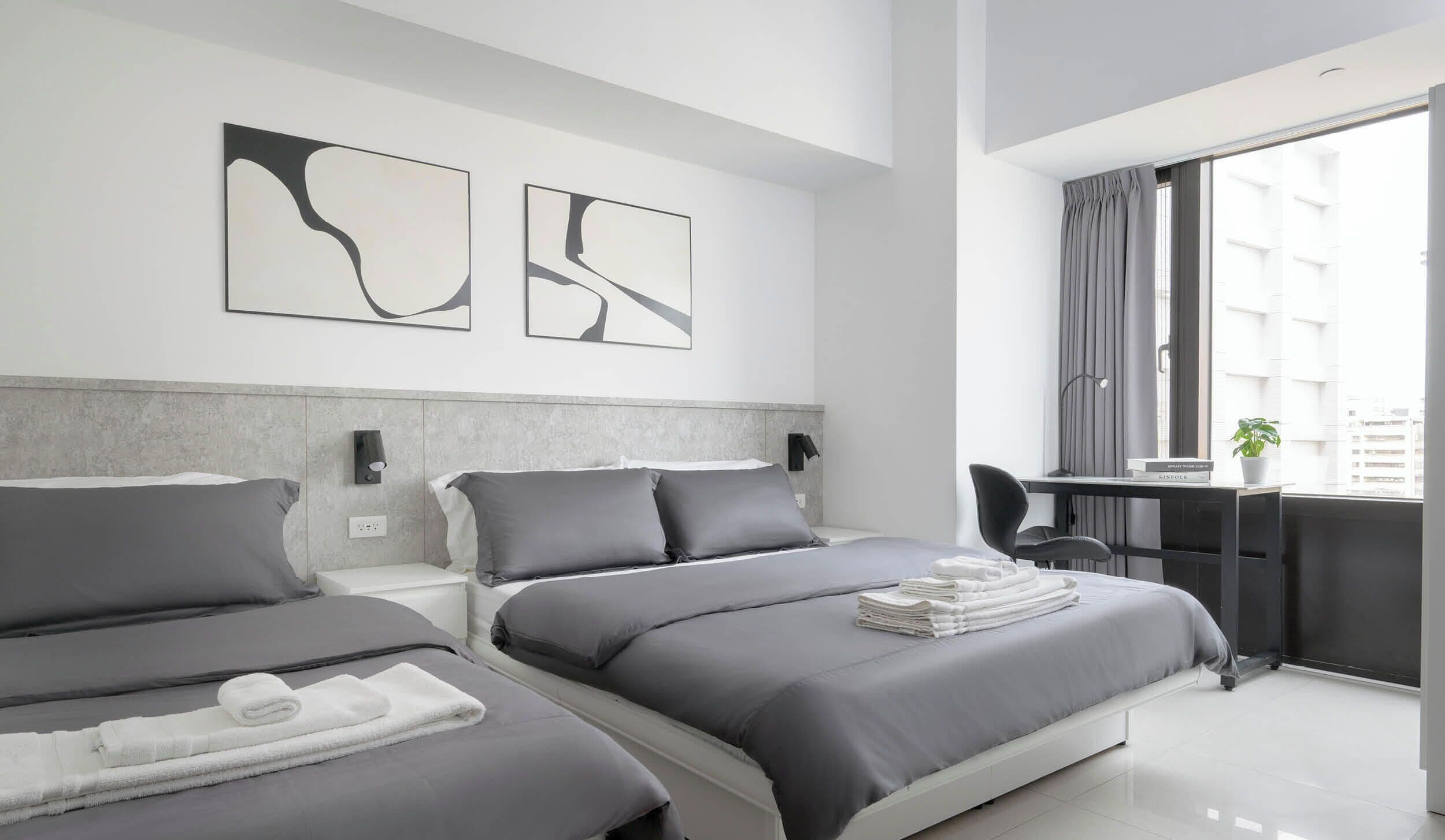 2 bedrooms, desk, iron/ironing board, free WiFi