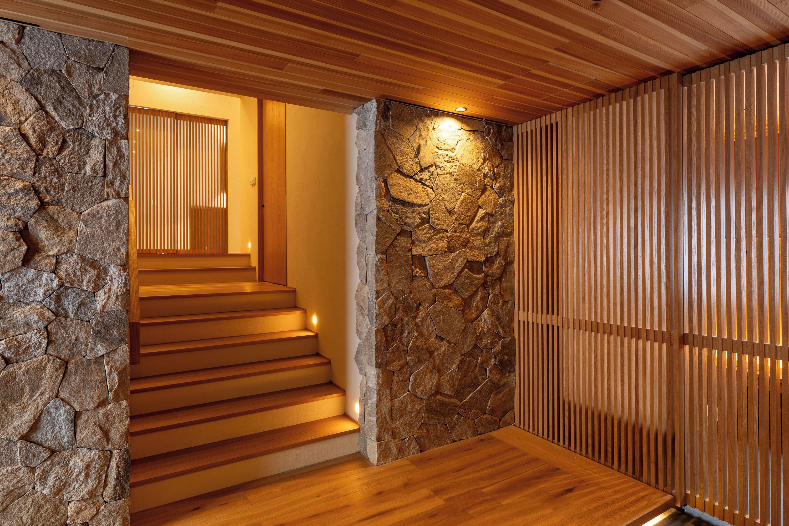 Interior entrance