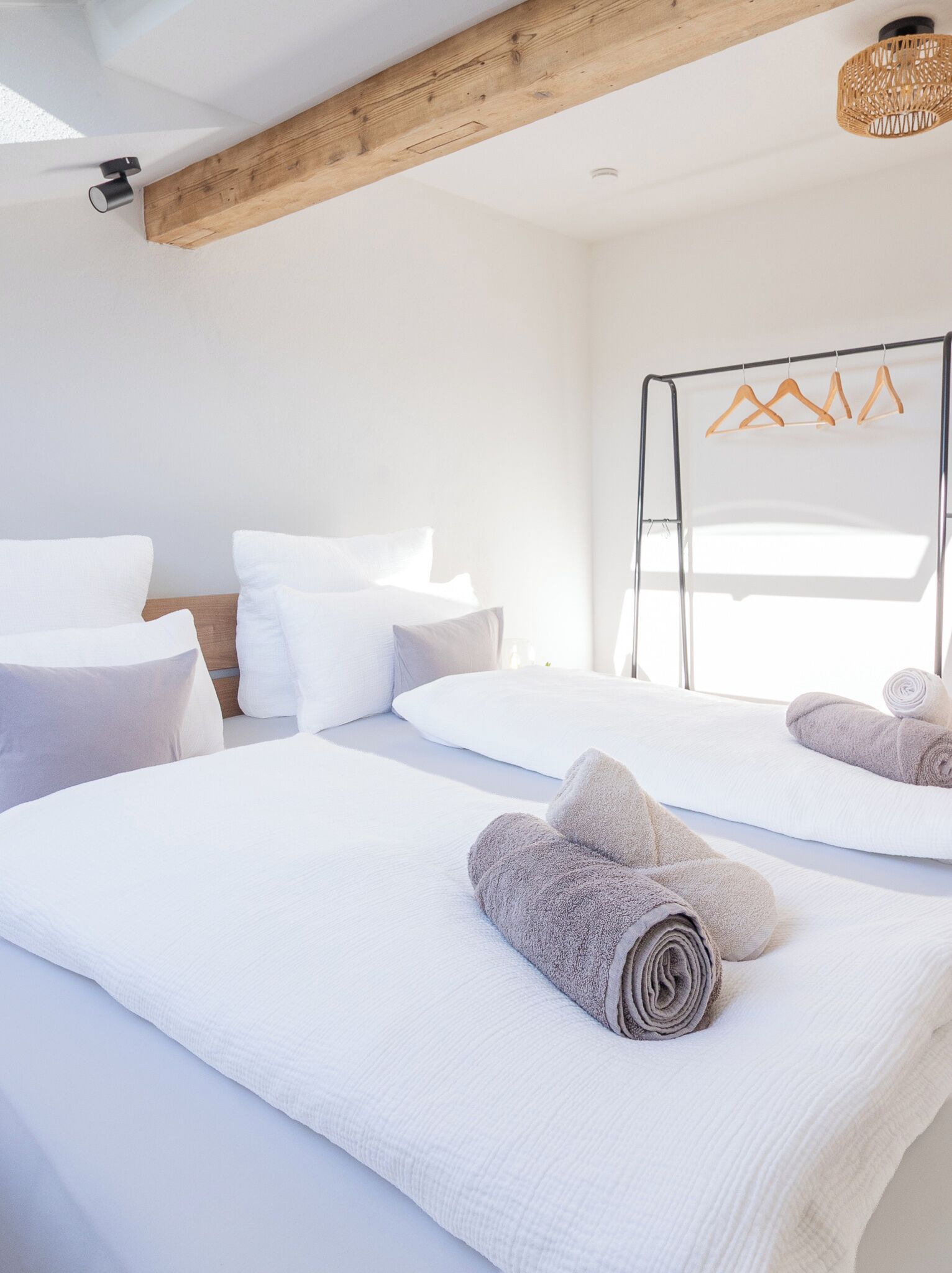 2 dormitorios y ropa de cama