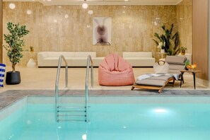 Outdoor pool - Stella Stays Al Malqa Furnished Apts (Riyadh)