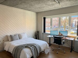 1 bedroom, iron/ironing board, Internet, bed sheets