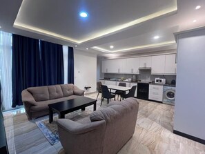 Living area - Amani Apartment (Kigali)