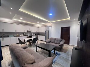 Living area - Amani Apartment (Kigali)