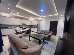 Living area - Amani Apartment (Kigali)