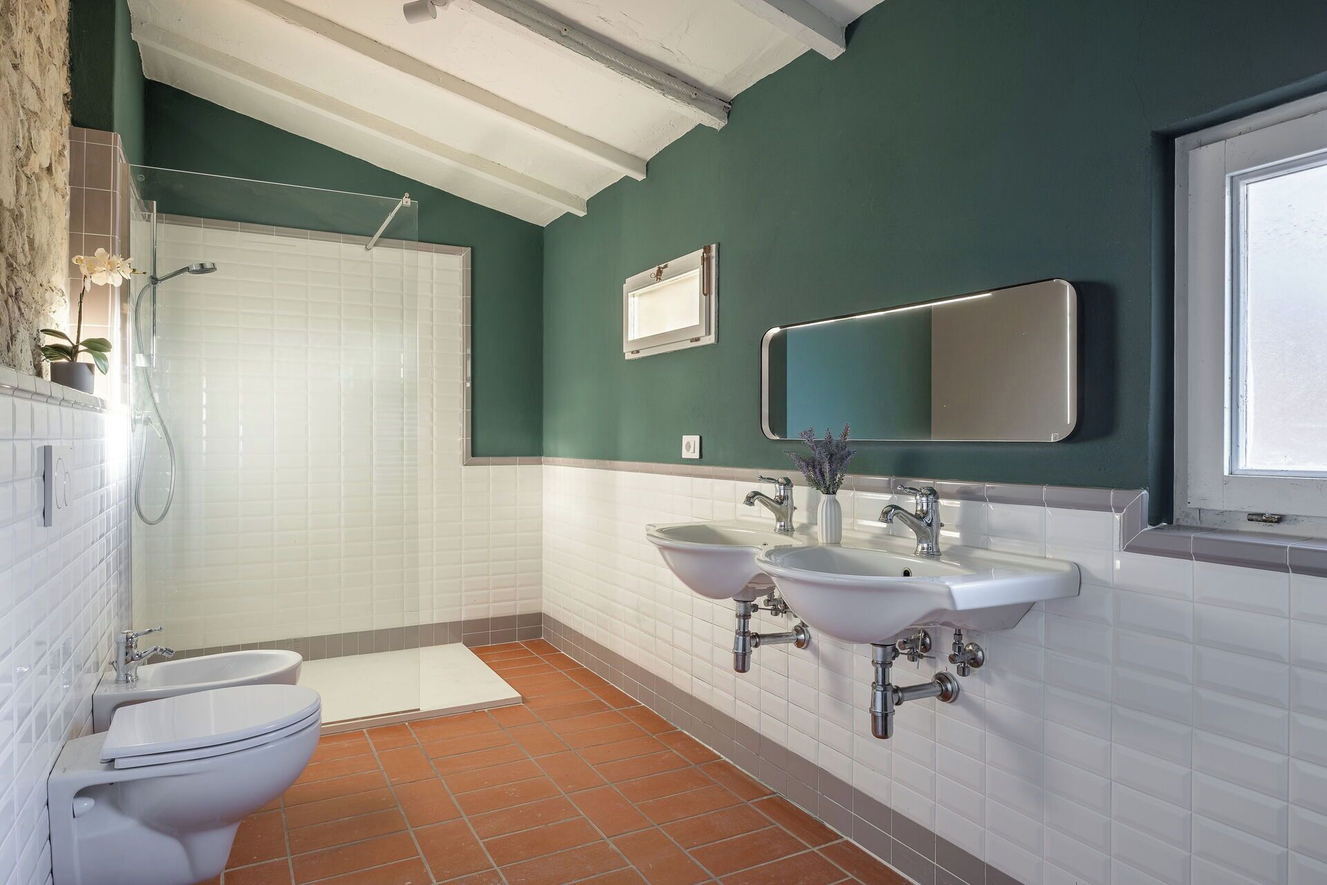 Douche, sèche-cheveux, bidet